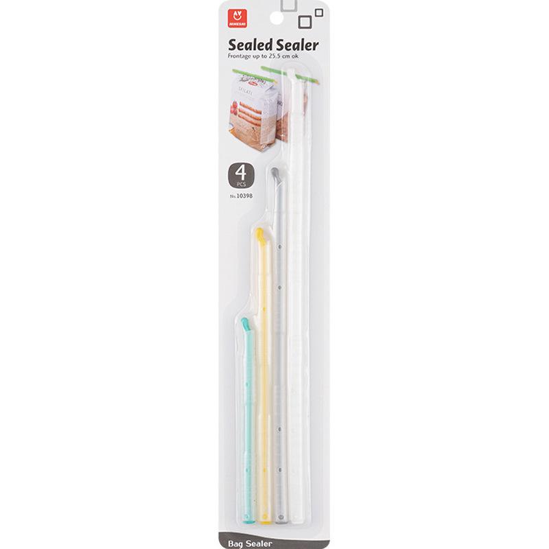 Japanese Tea Snack Moisture-Proof Plastic Bag Clip and Sealing Rod