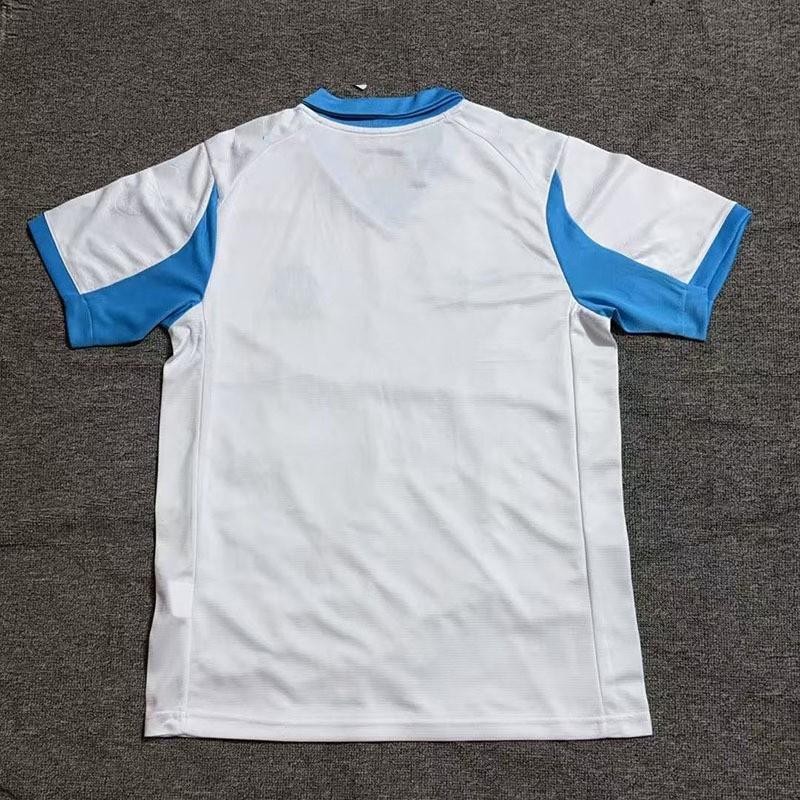 Marseille Home Soccer Jersey 2025-2026 Fan Edition Short Sleeve Football Shirt Mens Bamboo Fiber Wear