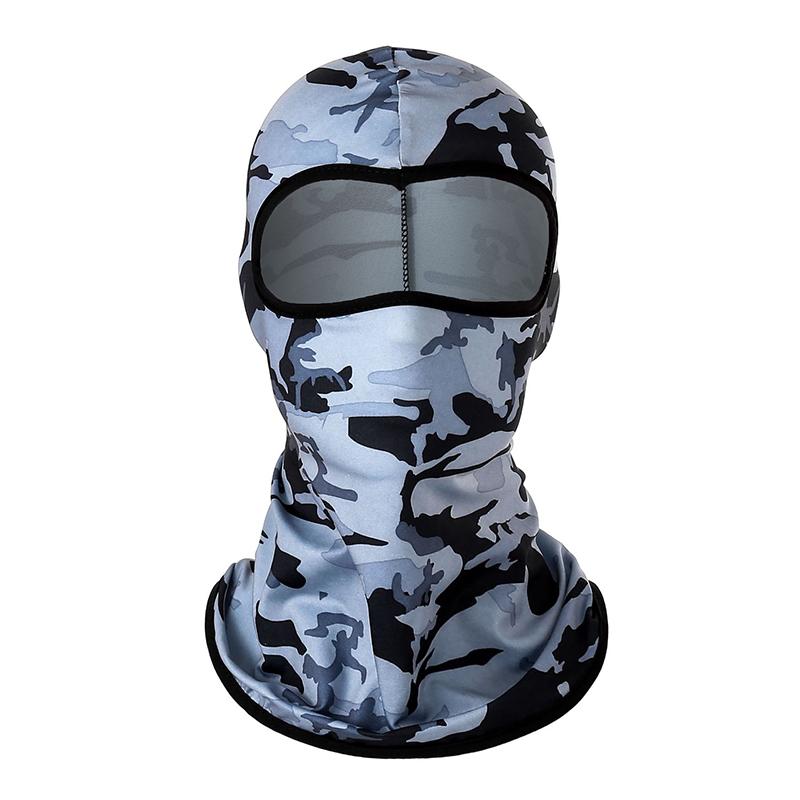 

2022 Summer Outdoor Sports Riding Headgear Ice Silk Mask Balaclava Cap світло-сірий колір