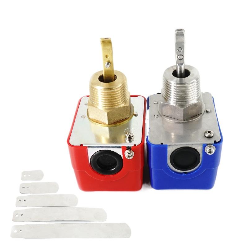 G1 HFS-25 Otomatik Paslanmaz Çelik Kanatlı Su Akış Anahtarı Sıvı Kontrol Valfi Sensörü 1 İnç 1/2 3/4 12V - AC220V
