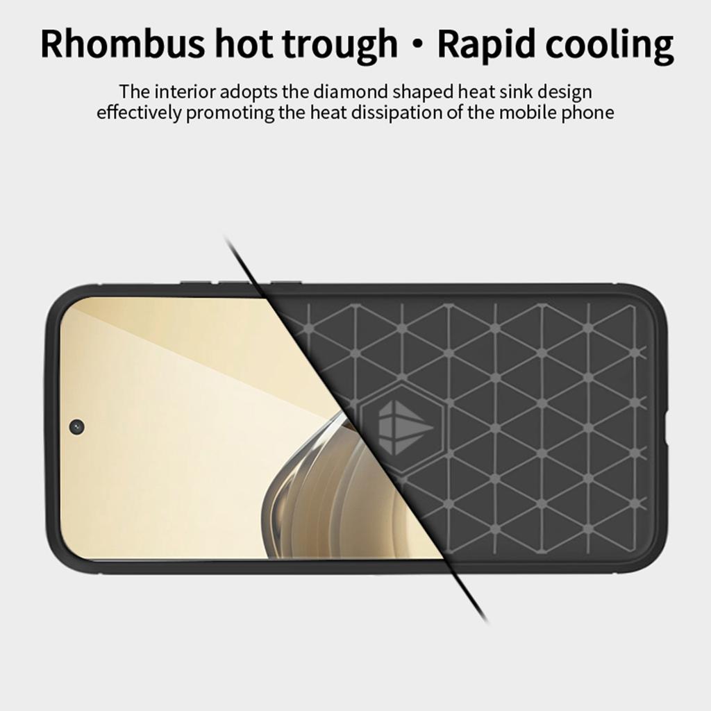 MOFI JK TPU Series-1 For Realme 13 Pro 5G (Global)/13 Pro+ 5G (Global) Case Carbon Fiber Texture TPU Soft Phone Cover