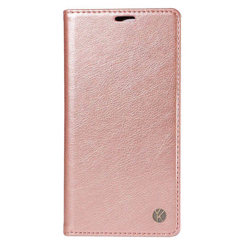 YIKATU YK-006 Für Samsung Galaxy A35 5G Handyhülle Sturzsichere PU-Leder+TPU Brieftaschenabdeckung