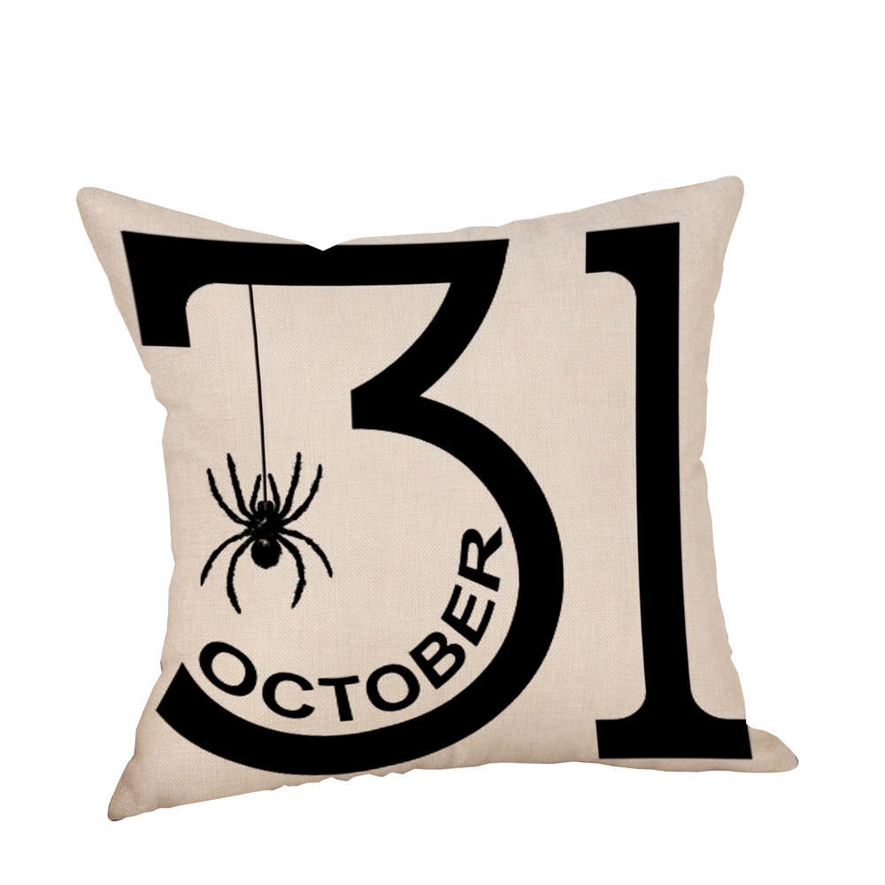 Halloween Cases Linen Sofa Cushion Cover Home Decor