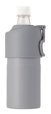 Atlas Vacuum Insulated Water Bottle Foldable with 500ml/650ml Holder, Handle, Bottle-in-Bottle, Gray, ABIB-EGY