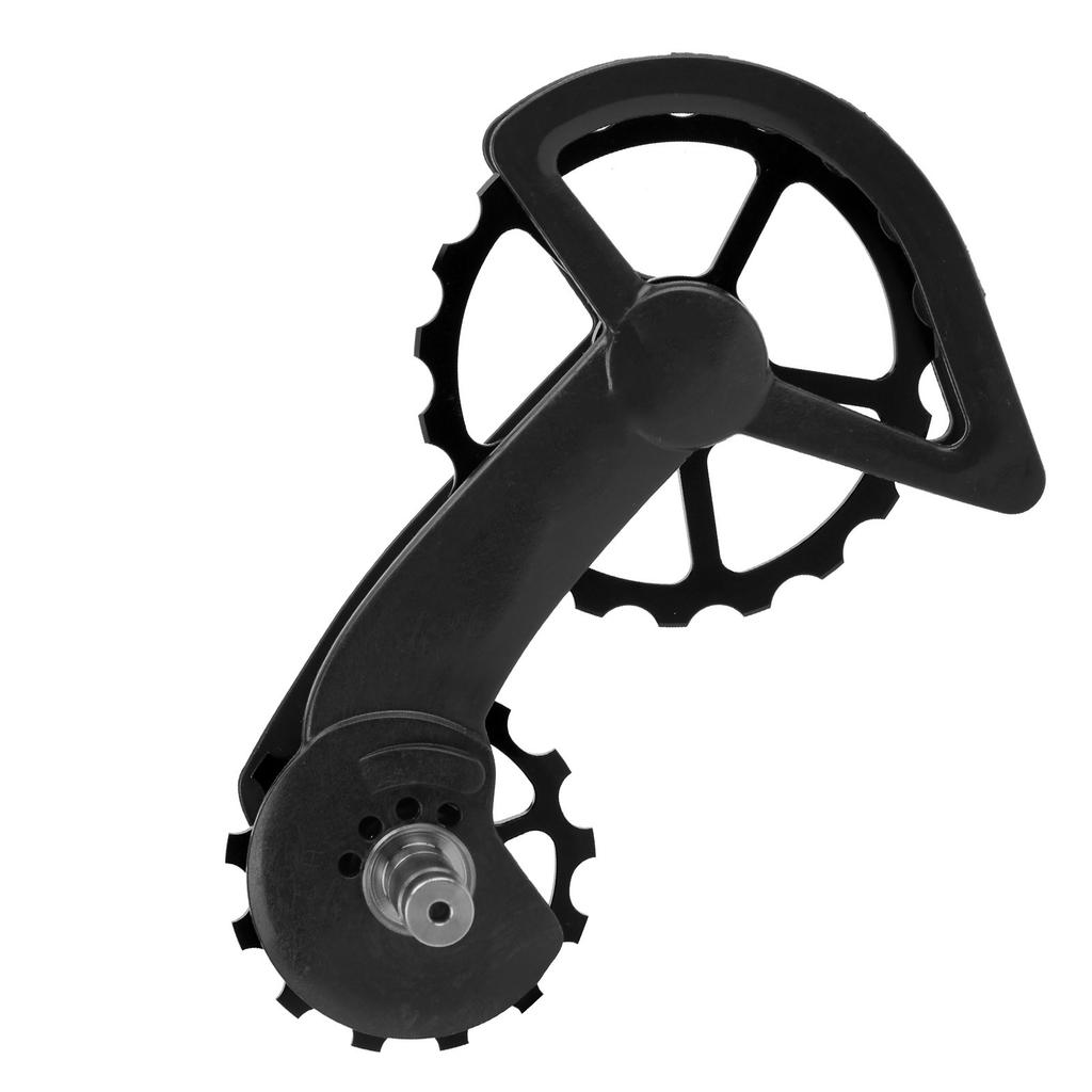 Metal and Ceramic Uncoated Bicycle Pulley Rear Derailleur Guide Wheel Bike Accessory(Ceramique noire )