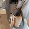Premium Handbag Bag 2025 Summer Korean Version New Fashionable Versatile Single Shoulder Crossbody Lock Bucket Bag