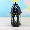 F26C European Decorative Candle Holder Christmas Lanterns Moroccan Hanging Lanterns Wrought Iron Tabletop Lanterns Decor