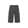 Little Seagull Letter Print Elastic Waist Straight Leg Casual Shorts Men Shorts Dark-Gray 2ESEPM3ST324XXCT