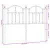 Replacement Headboard Metal Black 120 Cm