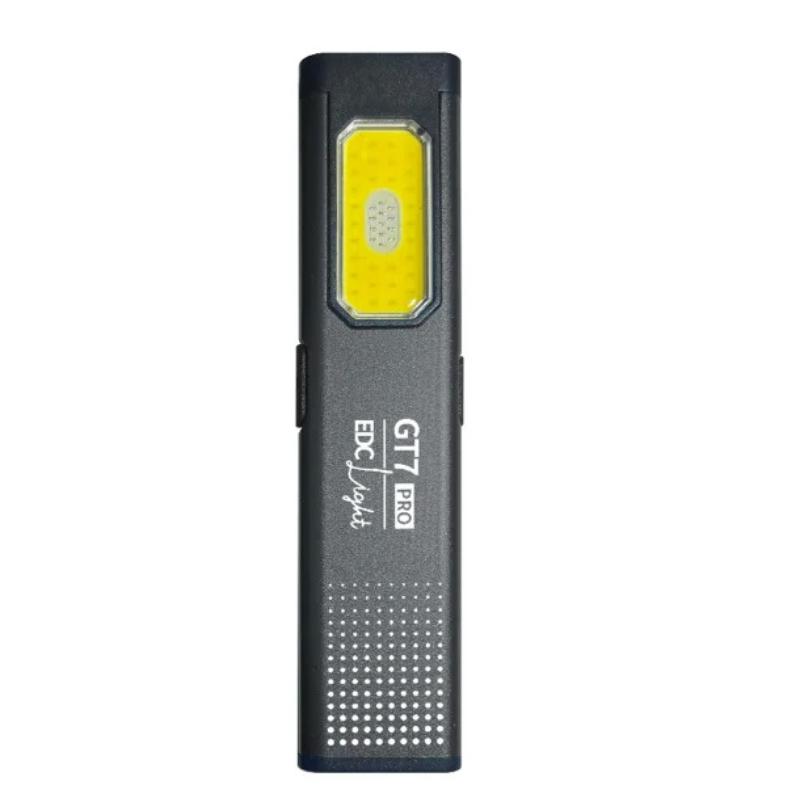 Magnetic Work Light 5 Light Modes 37g Ultra Lightweight EDC Portable Hands Free Rechargeable Clip on Flashlight Outdoor Repair