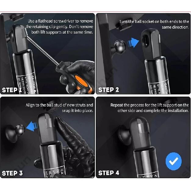 Power Hatch Lift Support For Lexus NT200 NX300H NX300 2017 2018-2021 Electric Tailgate Gas Struts 68920-79017 68910-79017 AZ10