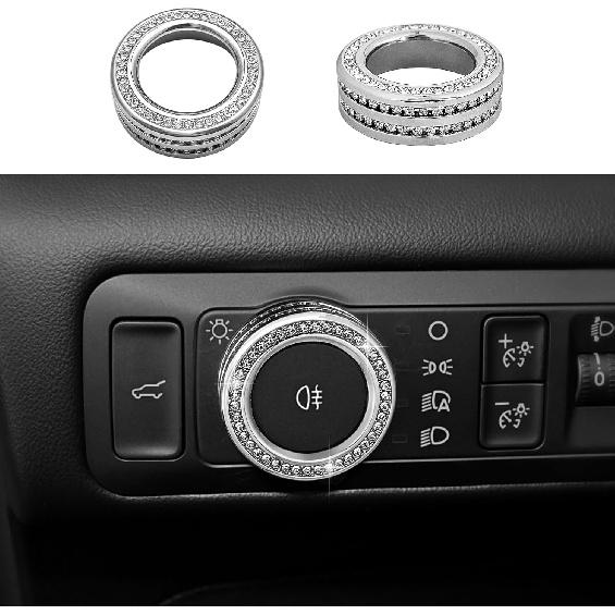 Bling Car Accessory for Ford Explorer,Crystal Electronic Brake and Automatic Start/Stop Button Box Sticker for Ford Explorer 2024.