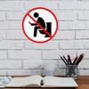 No Phone Zone 7.8x7.8 Inch Funny Bathroom Metal Sign Rustproof Wall Art Room Decor Gift Plaque