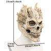 Halloween Skull Horror Mask Latex Warrior Death Demon Skull Headgear Festival Props