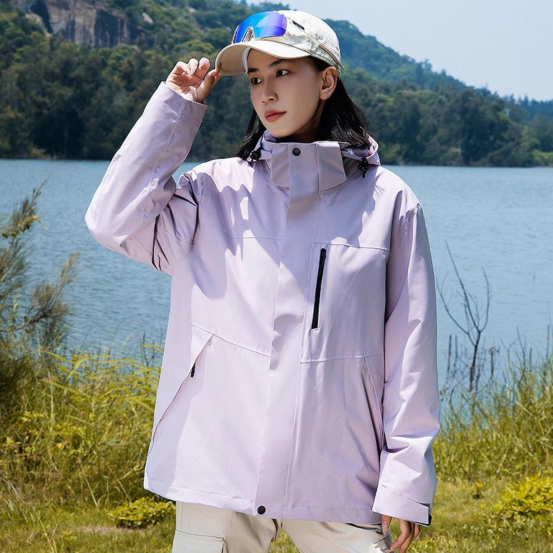 Jackets for Men, Three-in-one Jackets for Women, Outdoor Windproof and Waterproof Hidden Jackets, Mountaineering Jackets