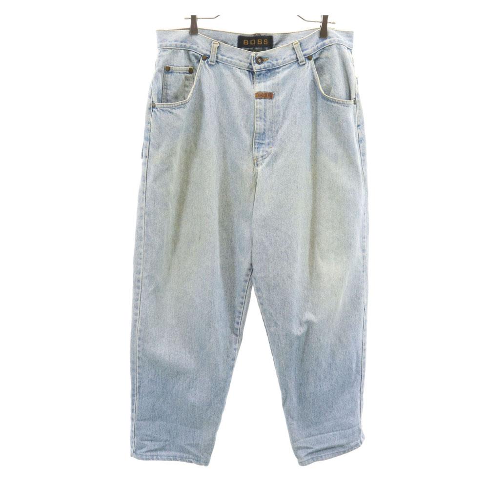 

BOSS Винтажные джинсы 80-х 42 Talon Прямые джинсовые брюки Большой размер Мужские Б/У