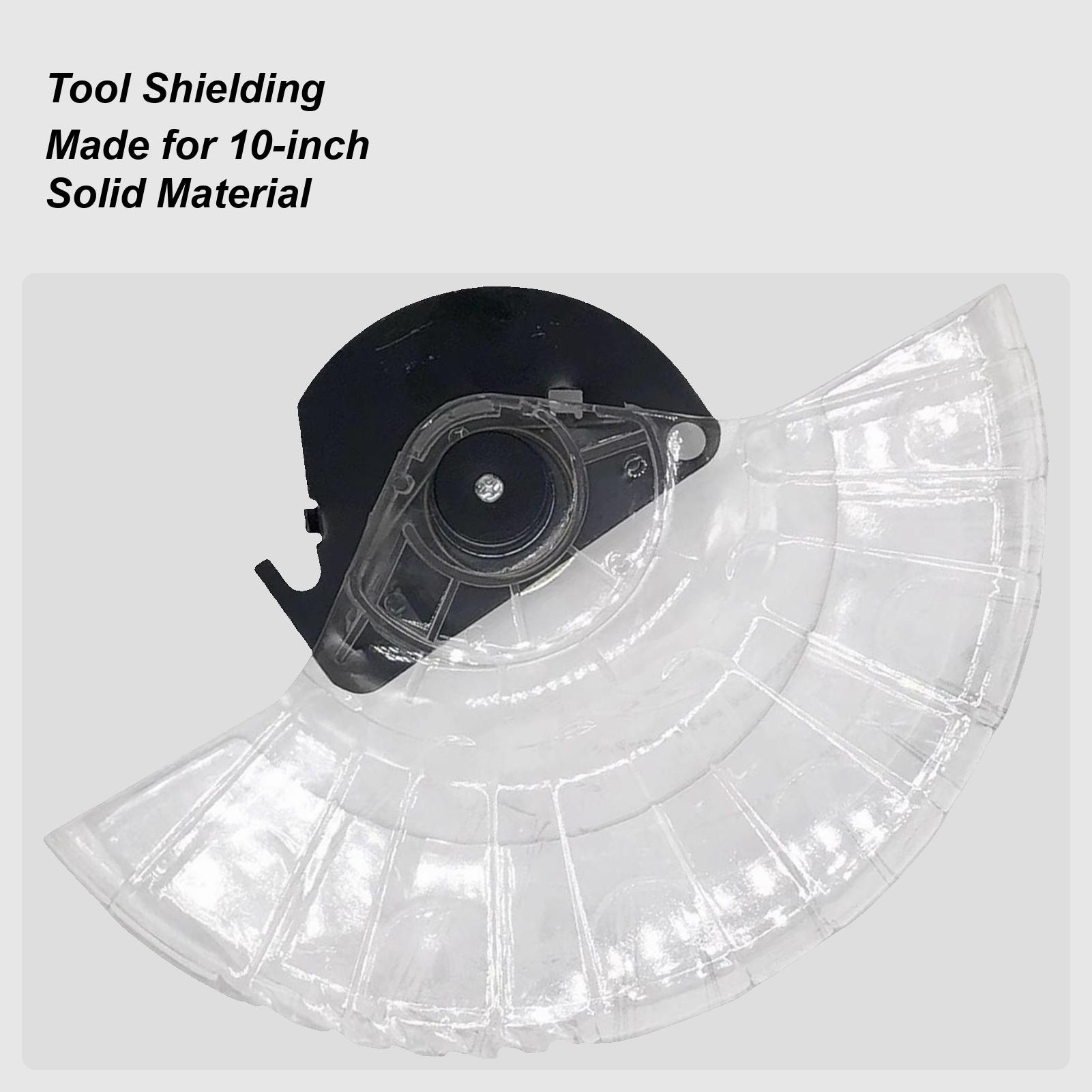 

Angle Grinder Guard Angle Grinder Dust Cover 10-inch Transparent Hood Aluminum Saw Accessories For Woodworking Carpentry Wood CHINA