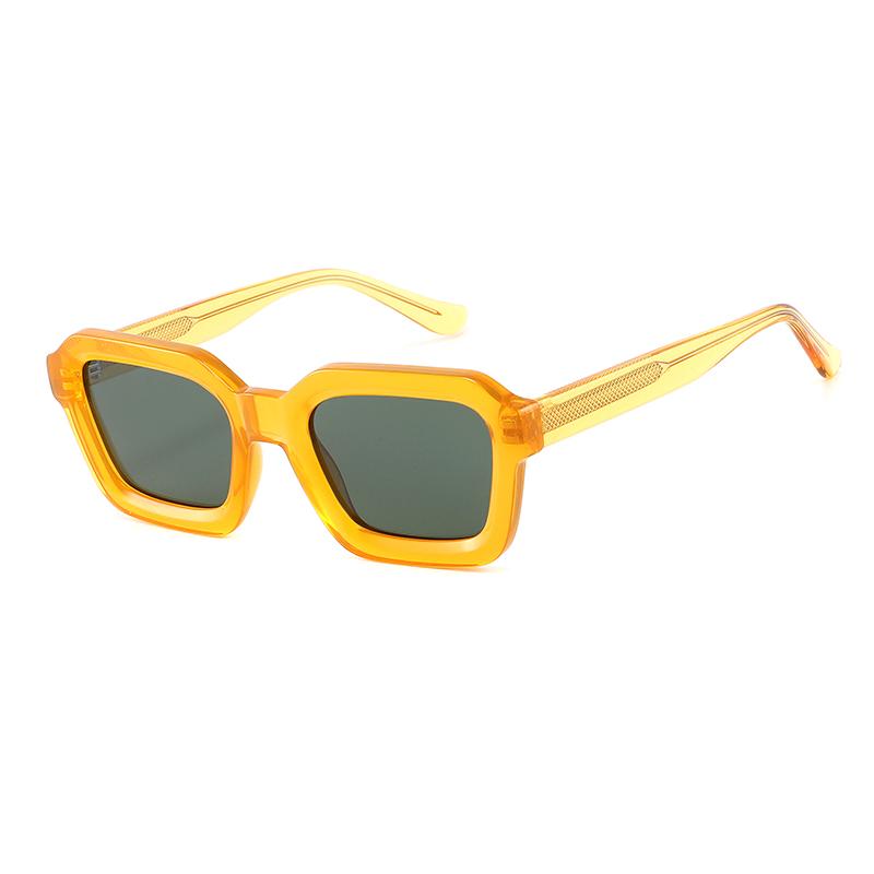 Acetate Frame Brand Black Square Men's Glasses Frame Optical Blue Light Reading Glasses Women Retro Photo Grey Computer Eyewear