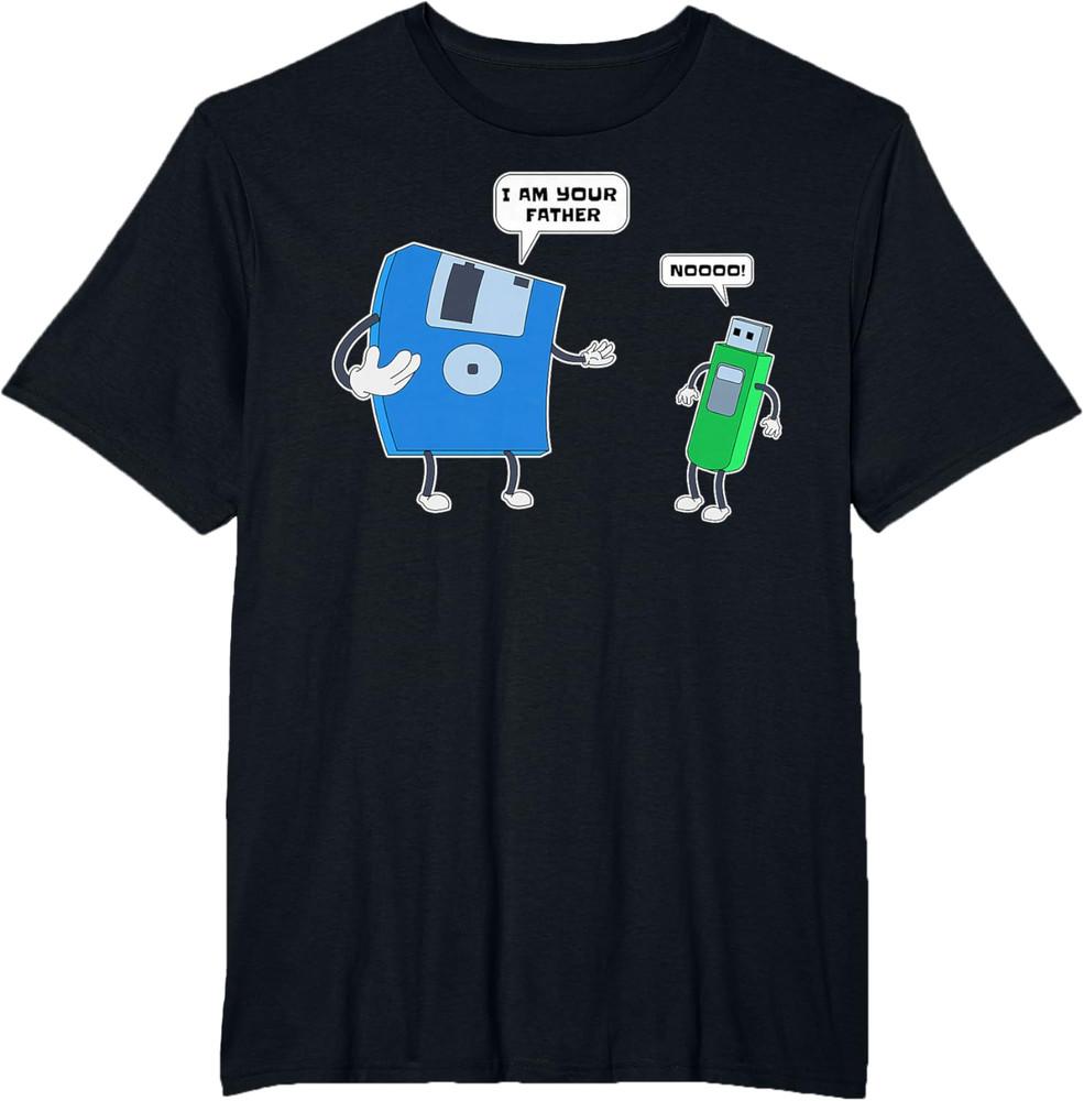 Computer Engineering I mens Father, Son Floppy Disk Engineer  T-Shirt Unisex T-Shirt XL