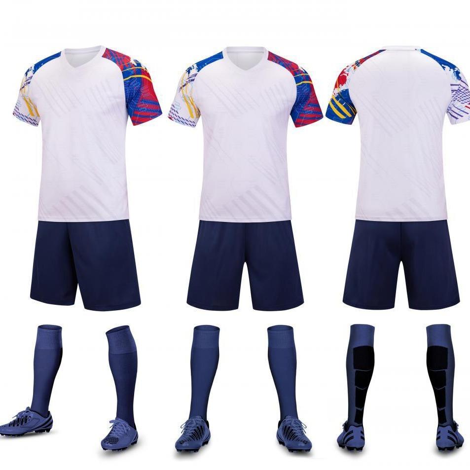 Men'S And Women'S Suit Trendy Training Team Uniforms Kids Adult Team Competition Summer Sports Short Sleeve Soccer Jersey 605