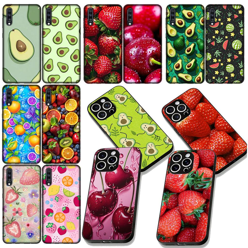 Cherry Strawberry fruit Summer Avocado cherry Case for Motorola Moto Edge 70 60 Fusion NEO Pro G Stylus G56 G96 G52 G04 G05 20