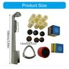 Billiard Stick Tip Tools Pool Cue Repair Kits Portable Pool Cue Repair Tool Billiard Stick Tip Tool Pool Cue Accessories