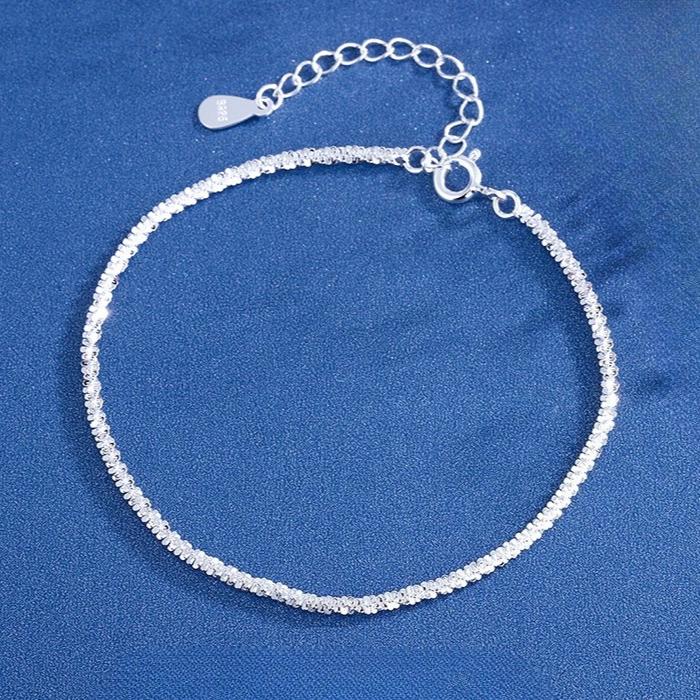 925 Silver 3MM Snake Chain Bracelet For Women Men Unisex Simple Charm Jewelry Gift Wedding Party Fashion