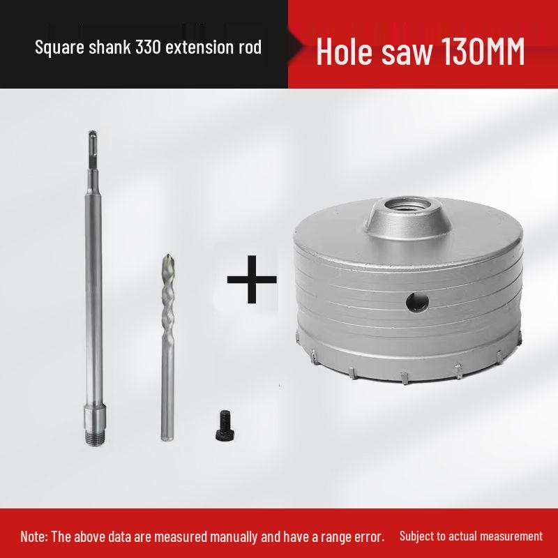 Electric Impact Drill Bit for Cement and Brick Walls - Dry Drilling Opener for Air Conditioner and Water Pipe Installations