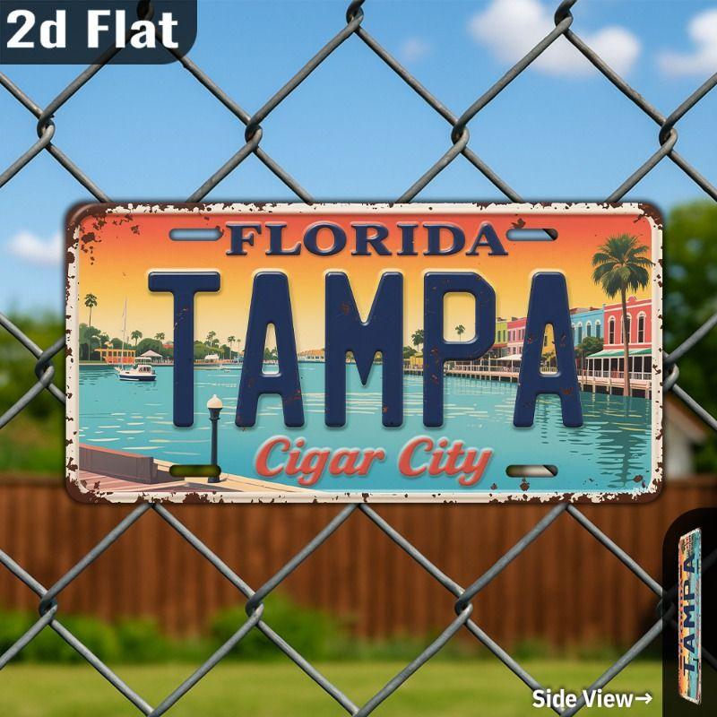 Retro Metal Aluminum Signs for Garage Yard Garden Cafe Bar Decor
