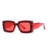 0041 Export Cross Border Narrow Sunglasses European American Street Photography Ins Popular Square Model
