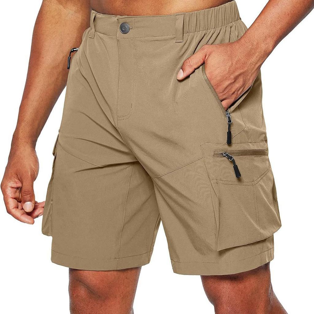 2024 Herren Übergröße Mehrfach-Taschen Reißverschluss Arbeitsshorts