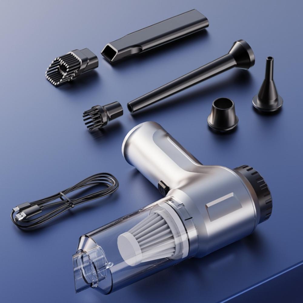 Car Vacuum Cleaner Dual-Purpose Strong Suction Dust Catcher Car Accessoire Wireless Handheld Mini Air Blower for Home Appliance