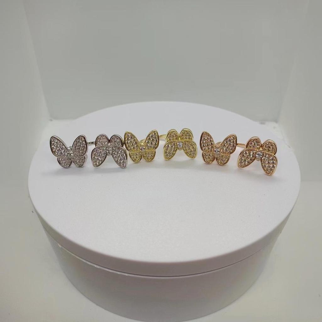 Blue New Turquoise Butterfly Bracelet for Women, High-quality, Elegant, Minimalist, Trendy, Diamond-filled Bracelet 2026