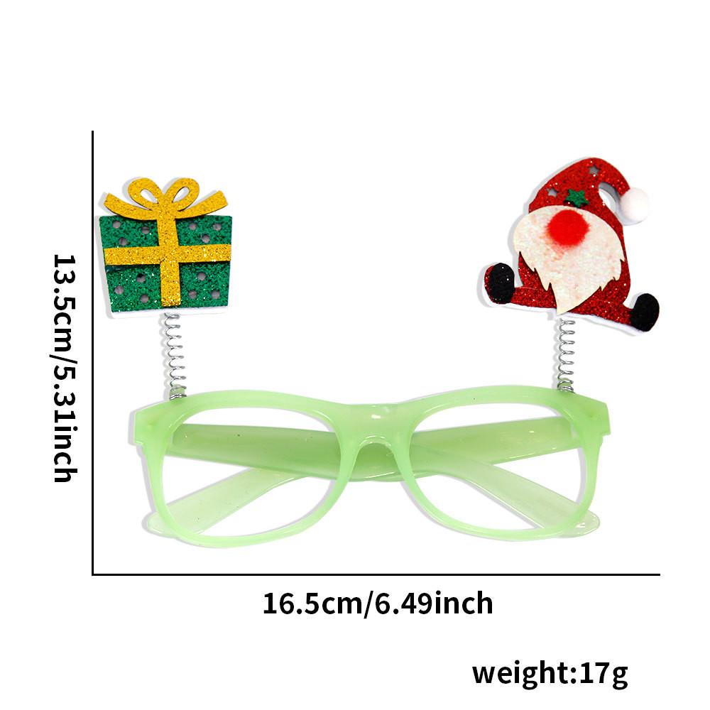 

Мультяшные красочные рождественские очки с рисунками Санты и снеговика для праздничных вечеринок StyleE