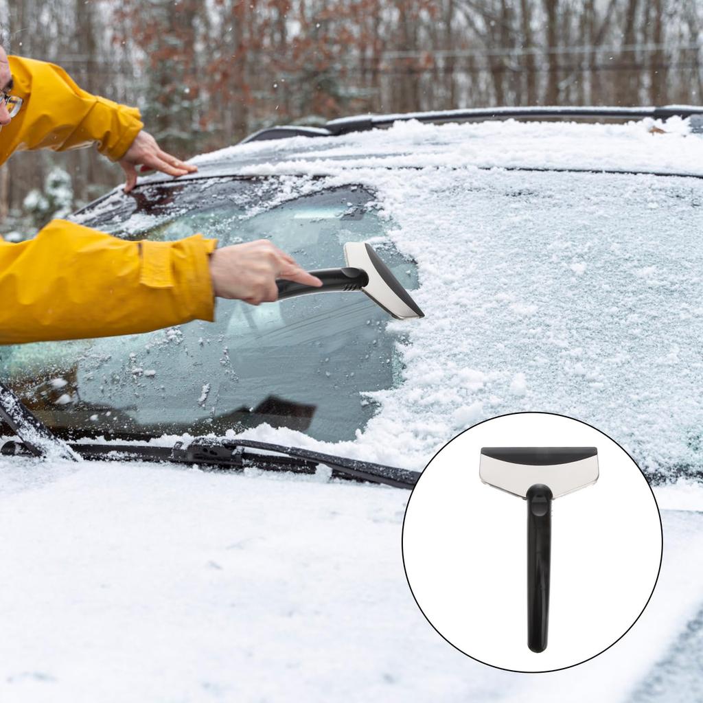 VORCOOL Spatulă Dezghețare Congelator Mașină Frigider Cupă Zăpadă Răzuitor Zăpadă ABS Oțel Inoxidabil Răzuitor Zăpadă Răzuitor Zăpadă Mic Ușor Mașină