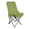 Comfortable Portable High-Back Folding Moon Chair for Outdoor Leisure, Camping, Picnic, and Beach.
