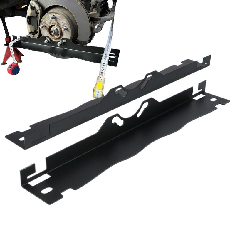 Wheel Alignment Tool Plate 2x Stainless Steel Wheel Toe Alignment Plates Heavy-Duty Automotive Front-End Tool for Car Truck Atv