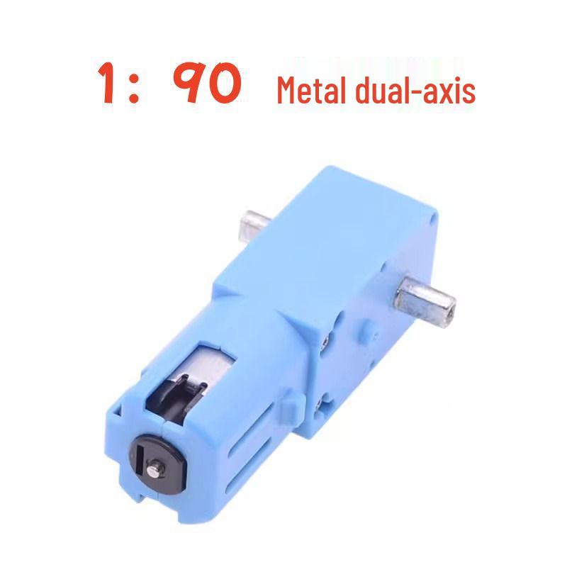 TT Miniature DC Geared Motor 1:48, Single/Double Shaft, 3V/6V, 1:90 Metal Gear, for Smart Cars.