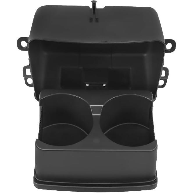 COOL STAR Black Rear Seat Center Console Cup Holder Compatible With Ford Explorer 2011- Replaces GB5Z-7813562-BA GB5Z7813562BA