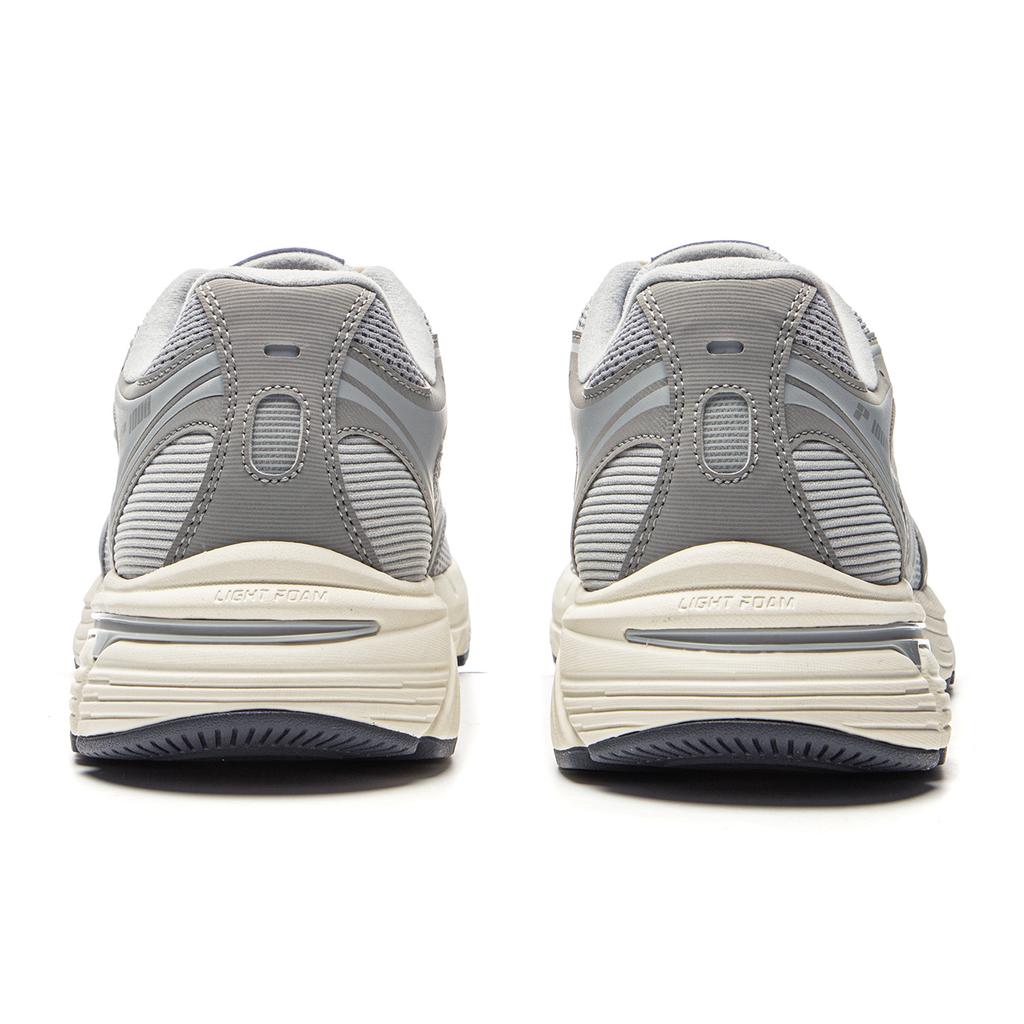 New LiNing Pentium P1000 Anti Slip Wear Resistant Low Top Chunky Sneakers Men's Gray AGCU411-1