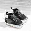 Winter Autumn Boys' Cozy Cotton Shoes - Solid Color, Plus Velvet, Soft Sole Baby Shoes