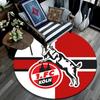 1. FC Köln Round Area Rug,Carpet Rug for Living Room Bedroom Sofa Playroom Decor,Non-slip Floor Mat