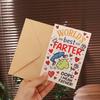 With Envelope Dad Greeting Card Humorous Message Father's Day Gifts Invitation Card  For Papa