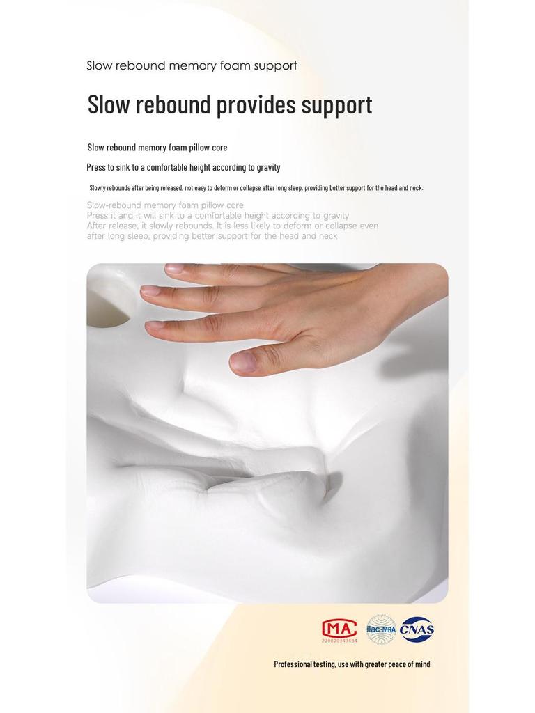 Memory Foam Butterfly Pillow for Side Sleepers - Neck Support & Sleep Aid