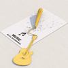 1pc Creative Musical Instrument Bookmark Piano, Guitar, Organ, Harp, Violin, Trumpet Metal Bookmarks with Beautiful Tassels