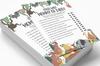 Inkdotpot Who Said it Game Mommy Or Daddy 50 Sheet Fun Baby Shower Game Gender Neutral Greenery & Animals Party Supply-7931