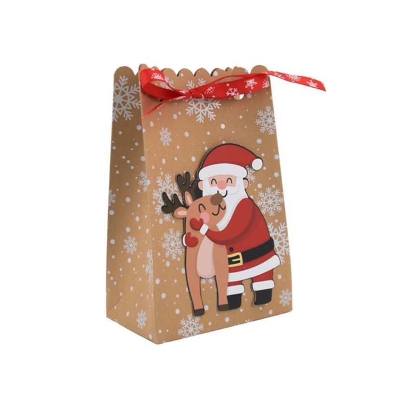 Christmas Candy Bags 24pcs Gift Wrapping Multipurpose Organizers Supplies for Children Adults Kid Girl Boys Birthday