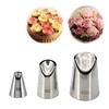Big Cream Cake Decoration Piping Nozzle Set Pastry Tools Stainless Steel Icing Tips Cupcake Head 3pcs