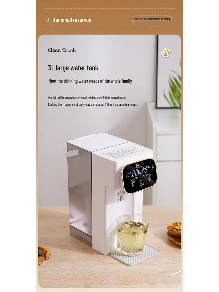 Instant Hot Desktop Direct Drinking Water Dispenser with Intelligent Digital Display and Rapid Heating