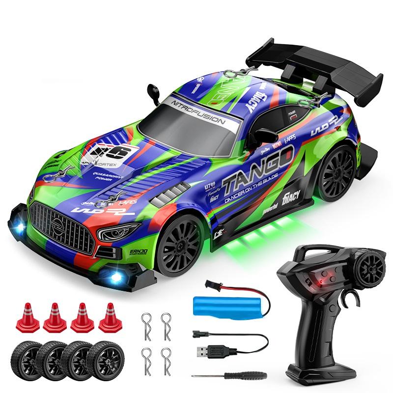 4WD RC Drift Car 1:24 2.4GHz Limited Edition - LED Lights Stunt Drift High-Speed Racing Car Boy Toy Gift